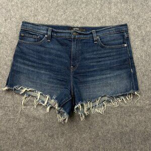 Hudson Jeans Dark Blue Jean Shorts